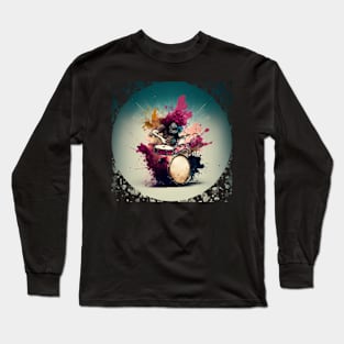 Drum Explosion Long Sleeve T-Shirt